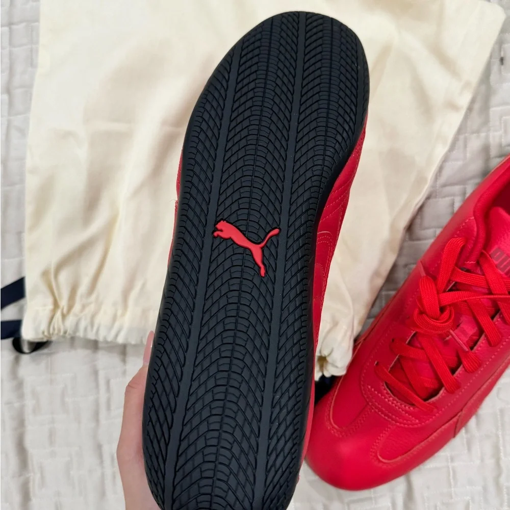 Puma x Kith BMW Red Sneakers with Black Soles size us 12